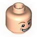 Minifig Head Dual Sided HP Fred / George Weasley Closed Mouth / Open Mouth Smile Print [Blocked Open Stud]