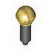 Minifig Microphone with Metallic Gold Top Print