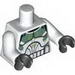 Torso Clone Trooper Armour with Sand Green Markings Print / White Arms / Black Hands