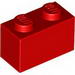 Набор LEGO Brick 1 x 2 with Lego Logo Old Style White without Black Outline Print, Красный