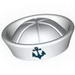Minifig Hat, Sailor with Anchor Print
