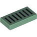 Tile 1 x 2 with Thin Black Grill Lines with Light Bluish Gray Outline Print