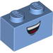 Brick 1 x 2 with Smiling Mouth Print (Guido)