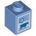 Brick 1 x 1 with Milk Carton Print