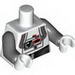 Torso SW AT-AT Driver Print / Dark Bluish Gray Arms / White Hands