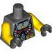 Torso Atlantis Diver Two Hoses and Yellow Belt Print / Yellow Arms / Black Hands