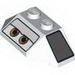 Wedge 2 x 4 Triple with Eyes and Dark Bluish Gray Panels Print (Shu Todoroki)