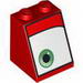 Slope 65 2 x 2 x 2 with Bottom Tube with Green Eye Left Print (Mack)