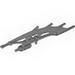 Bionicle Weapon Shield Half Ribbed Narrow