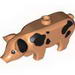 Pig With Black Spots and Ear Print