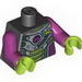 Torso Alien Conquest Alien Three Lime Bars Print / Magenta Arms / Lime Hands