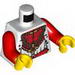Torso Castle Kingdoms Gold Chain with Cross and Fur Trim Print / Red Arms / Yellow Hands