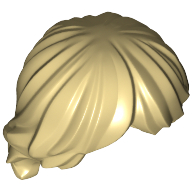 Minifig Hair Tousled and Layered