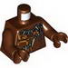 Torso PotC Bare Chest with Bone Necklace and Body Paint Print / Reddish Brown Arms / Reddish Brown Hands