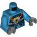 Torso Alien Conquest ADU Soldier with Protection Vest and Breathing Apparatus Print / Dark Azure Arms / Dark Bluish Gray Hands