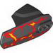 Hero Factory Armor with Ball Joint Socket - Size 6 with Yellow and Red Flames Print (Fire Lord)