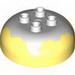 Набор LEGO Round 4 x 4 Dome Top with 2 x 2 Studs and Marbled Pattern, Красный