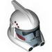 Minifig Helmet ARC Clone Trooper with Dark Red and Dark Bluish Gray Print