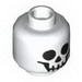 Minifig Head Standard Skull Print [Hollow Stud]