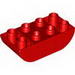 Набор LEGO Brick 2 x 4 Curved Bottom, Темно-фиолетовый