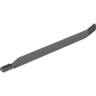 Technic Rotor Blade 31L with Beam 3L with Black Rubber Tip