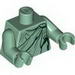 Torso Female Black and Dark Green Robe Print (Lady Liberty) / Sand Green Arms / Sand Green Hands