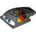 Wedge 6 x 4 x 1 1/3 with 4 x 4 Base with Blue Eyes, Windows and Black, Red and Yellow Print