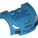 Vehicle Mudguard 3 x 4 x 1 2/3 Curved Front with Headlights, 'GRC' and Smile Print (Raoul CaRoule) (9485)
