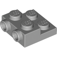Набор LEGO Plate Special 2 x 2 x 0.667 with Two Studs On Side and Two Raised, Chrome Gold