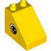 Duplo Brick 3 x 2 x 2 Slope with Eye Print