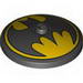 Dish 4 x 4 Inverted [Radar] with Inverse Yellow Batman Symbol Print