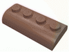 Набор LEGO Treasure Chest Lid [Thin Hinge], Коричневый
