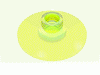 Набор LEGO Dish 2 x 2 Inverted (Radar) with Lace and Flower Print, Розовый