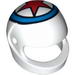 Minifig Helmet - Standard with Red Star In Blue Circle Print