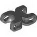 Technic Axle and Pin Connector 2 x 3 with Two Ball Joint Sockets, Rounded Ends