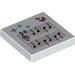 Tile 2 x 2 with Musical Score Print