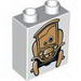 Duplo, Brick 1 x 2 x 2 with Yellow Stanley Print