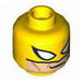 Minifig Head Male Mask with Iron Fist Print [Blocked Open Stud]