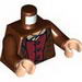 Torso Jacket and Red Waistcoat Print / Reddish Brown Arms / Light Flesh Hands