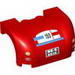 Vehicle Mudguard 3 x 4 x 1 2/3 Curved with Back with Taillights, '155' and 'MO-6 8015' License Plate Print