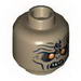 Minifig Head LotR Mordor Orc Print [Hollow Stud]