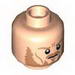 Minifig Head Dual Sided LotR Eomer Beard and Crow's Feet Frowning / Shouting Print [Hollow Stud]
