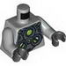Torso Armor with Lime Circles Print (Doc Ock) / Light Bluish Gray Arms / Black Hands
