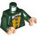 Torso Jacket and Yellow Waistcoat Print / Dark Green Arms / Light Flesh Hands