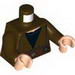 Torso SW Jedi Robe, Belt and Black Open-Neck Shirt Print (SW Even Piell) / Dark Brown Arms / Light Flesh Hands