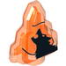 Rock Stepped with Black Wolf Print [aka Moonstone]