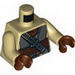 Torso Armor Plates, Reddish Brown Waist Sash and Ammunition Belt Print / Tan Arms / Reddish Brown Hands [Boushh 9516]