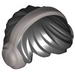 Minifig Hair Short Tousled with Silver Headphones Print
