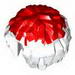 Minifig Cheerleader Pom Pom with Red Top