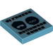 Tile 2 x 2 with 'dj rhuzky', 'hollywood dawez' and Black Heads with Glasses Print
